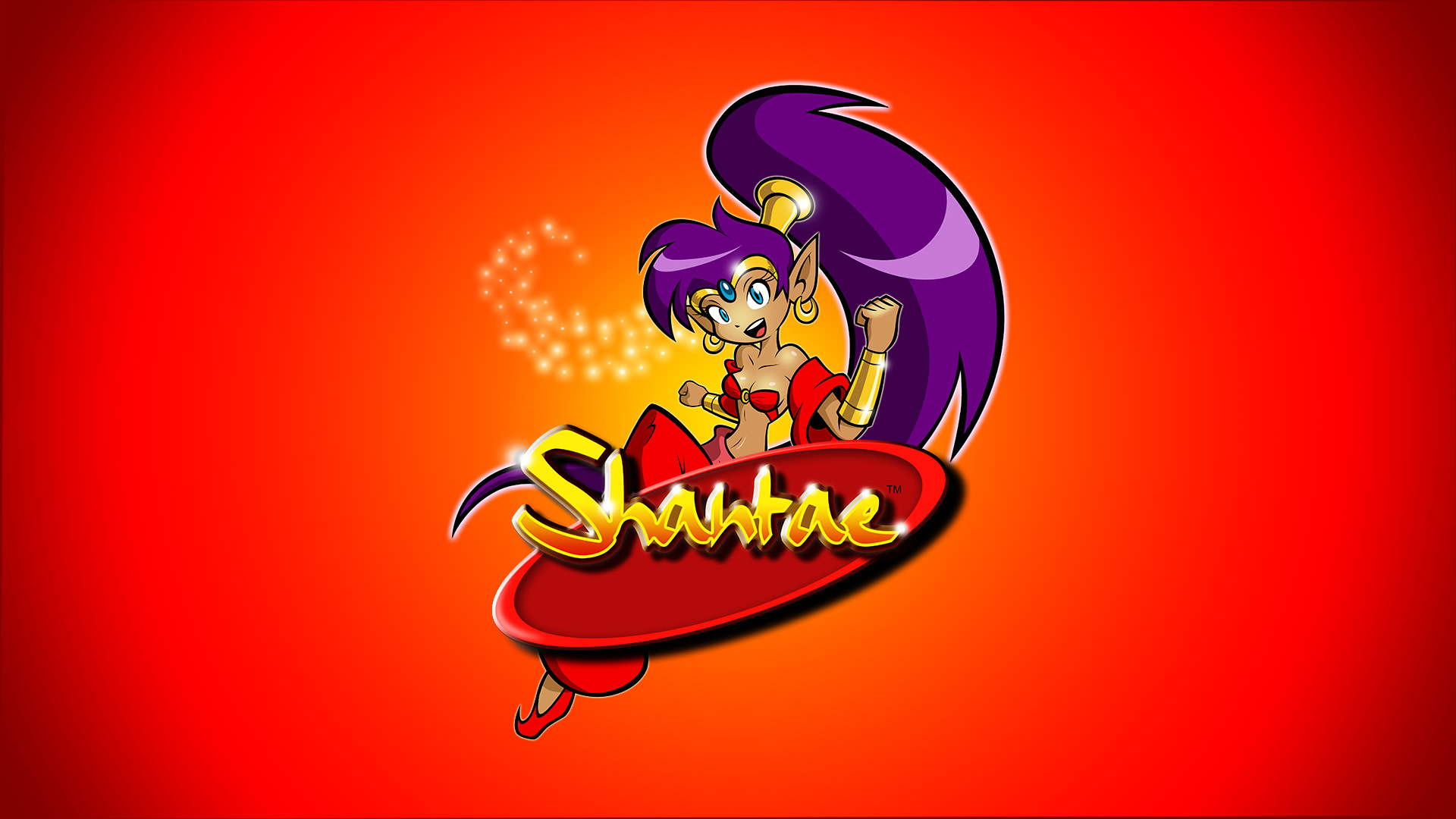 Shantae title screen for Nintendo Switch
