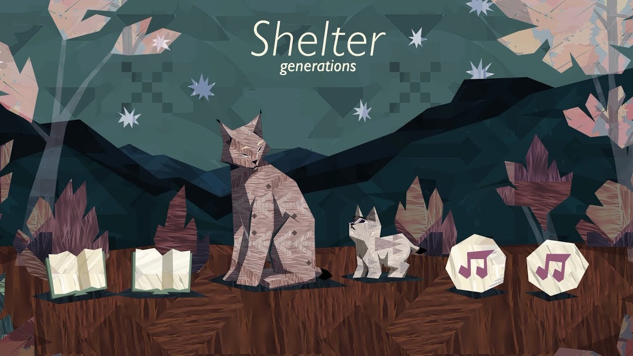 Shelter Generations title screen for Nintendo Switch