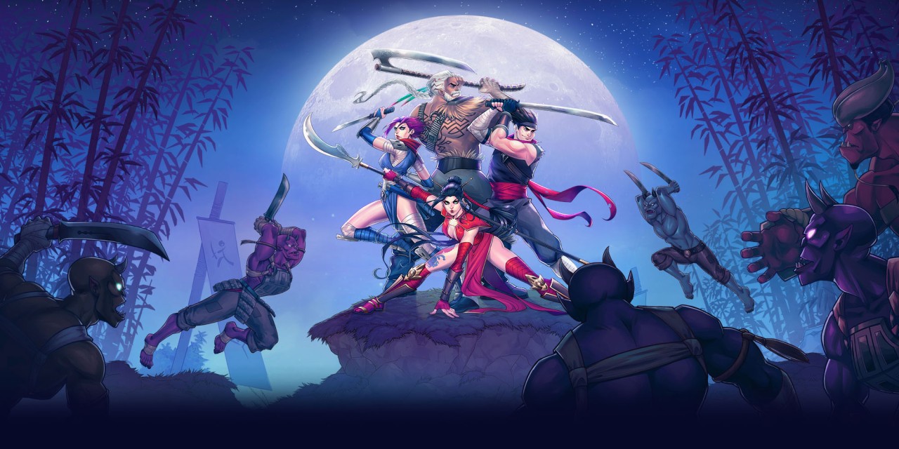 Shing title screen for Nintendo Switch