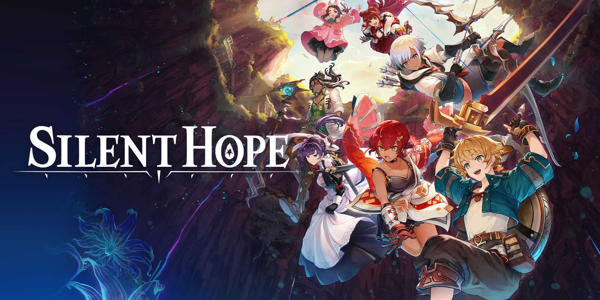 Silent Hope title screen for Nintendo Switch