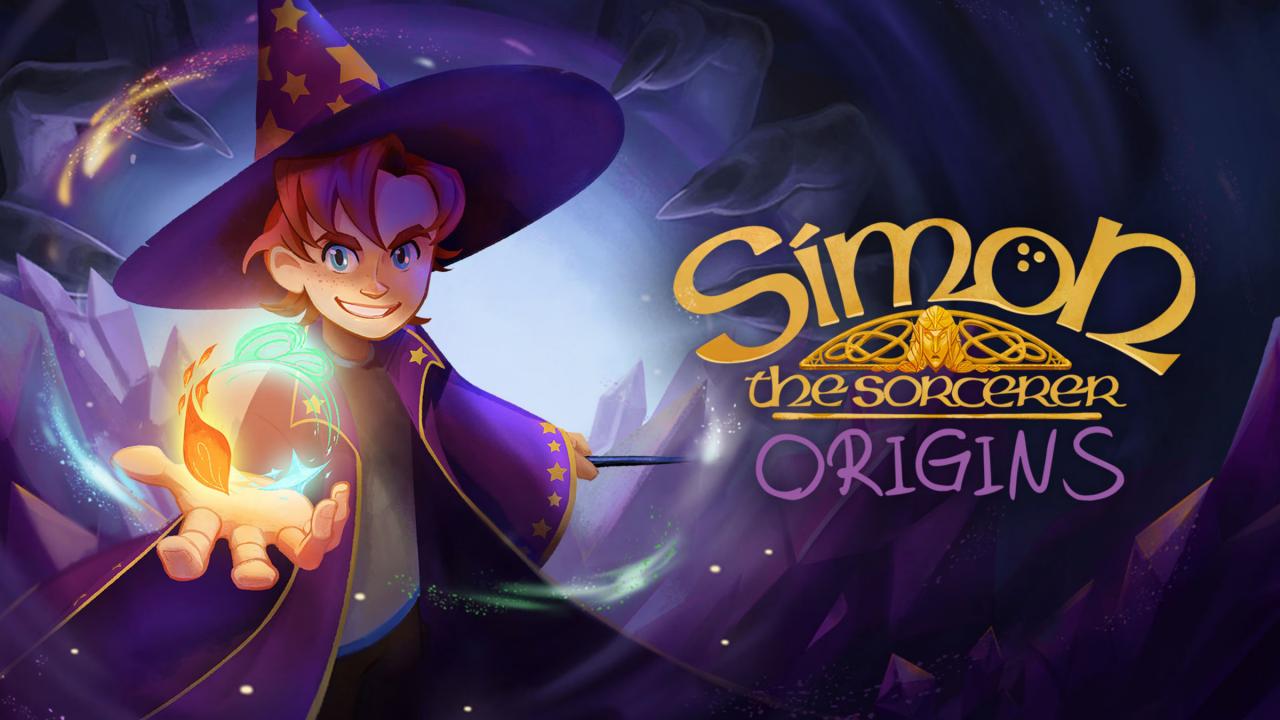 Simon The Sorcerer Origins title screen for Nintendo Switch