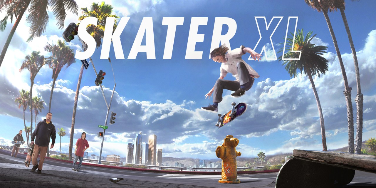 Skater XL title screen for Nintendo Switch
