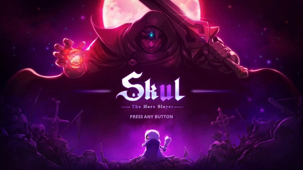 Skul: The Hero Slayer title screen for Nintendo Switch