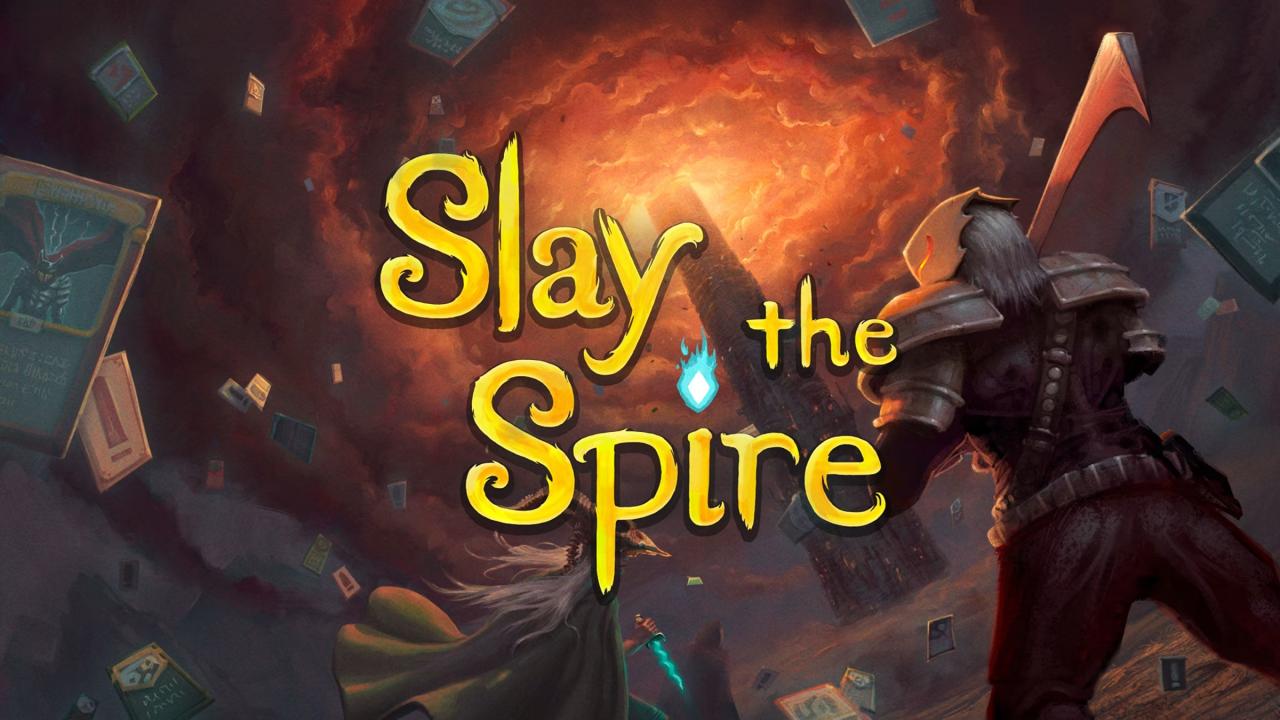 Slay the Spire title screen for Nintendo Switch