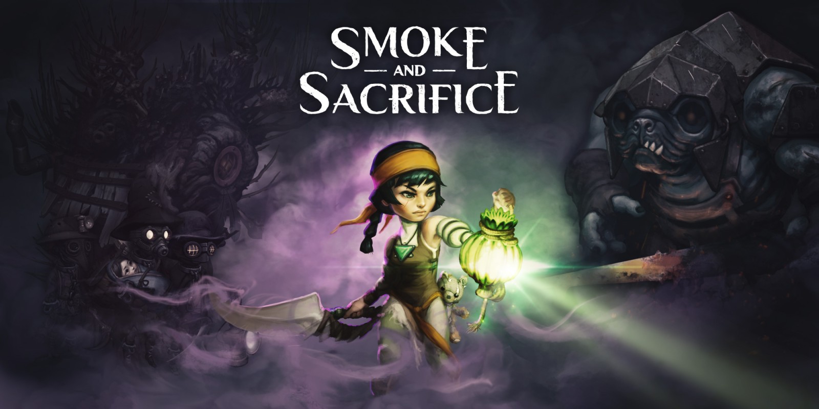 Smoke and Sacrifice title screen for Nintendo Switch