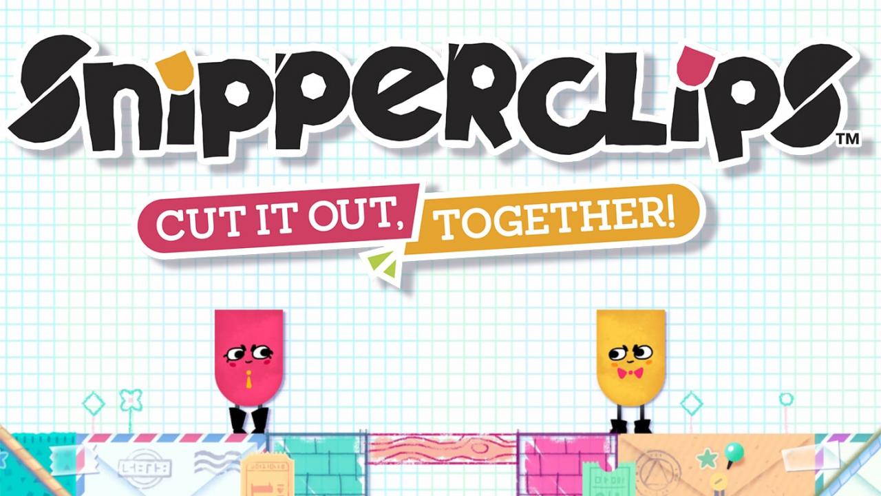 Snipperclips Plus title screen for Nintendo Switch