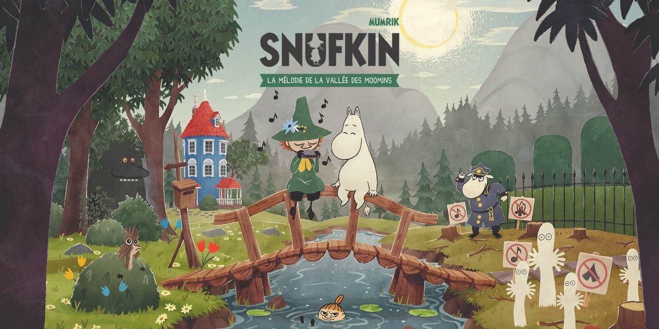 Snufkin: Melody Of Moominvalley title screen for Nintendo Switch