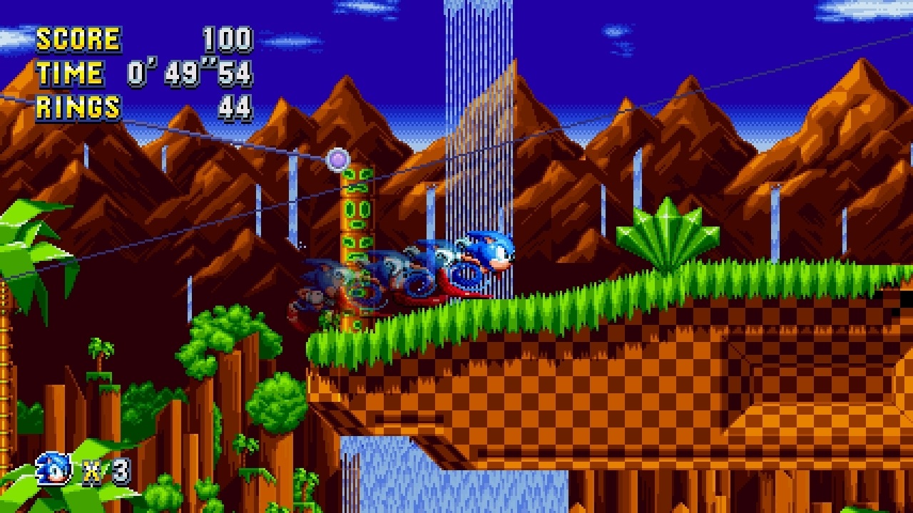Sonic Mania [Collector's Edition] title screen for Nintendo Switch