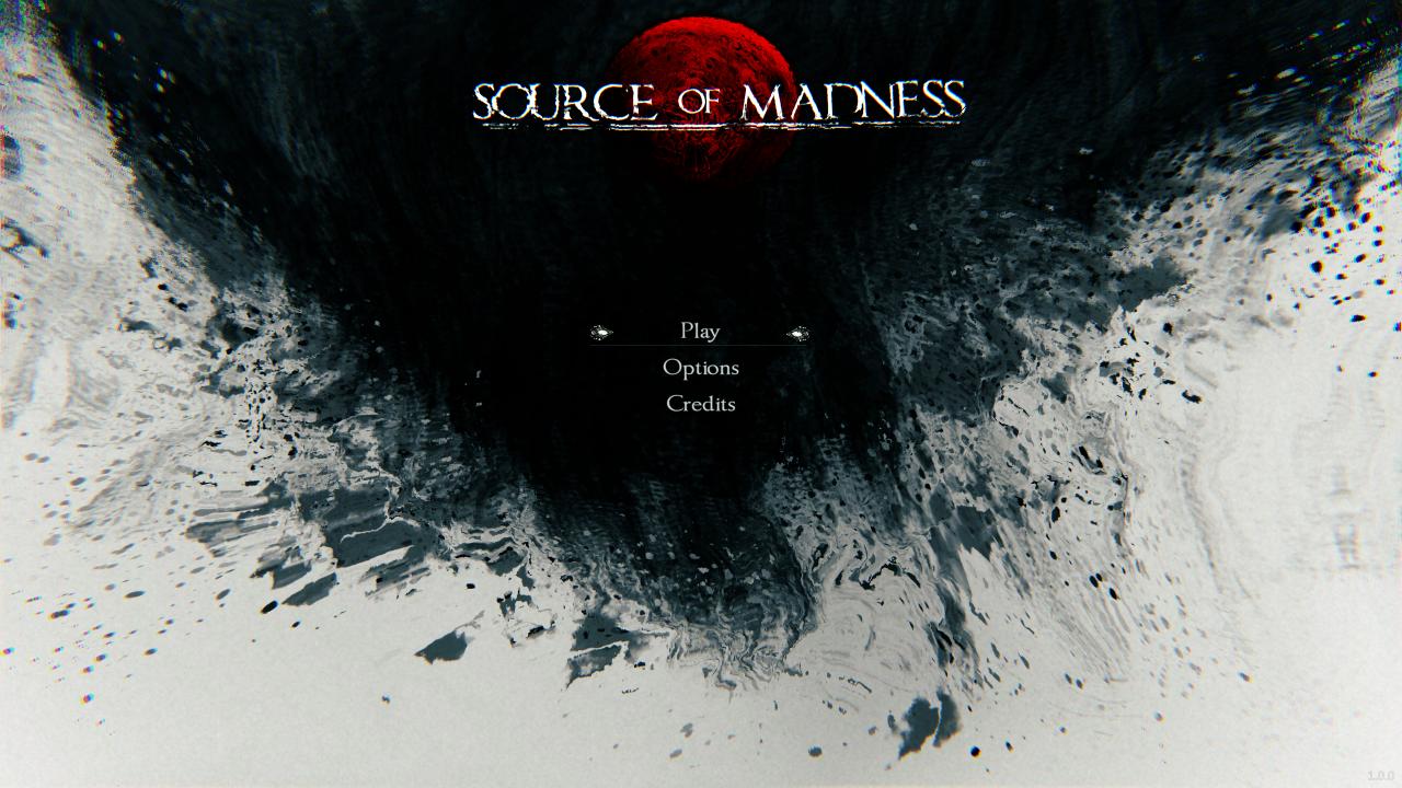 Source of Madness title screen for Nintendo Switch
