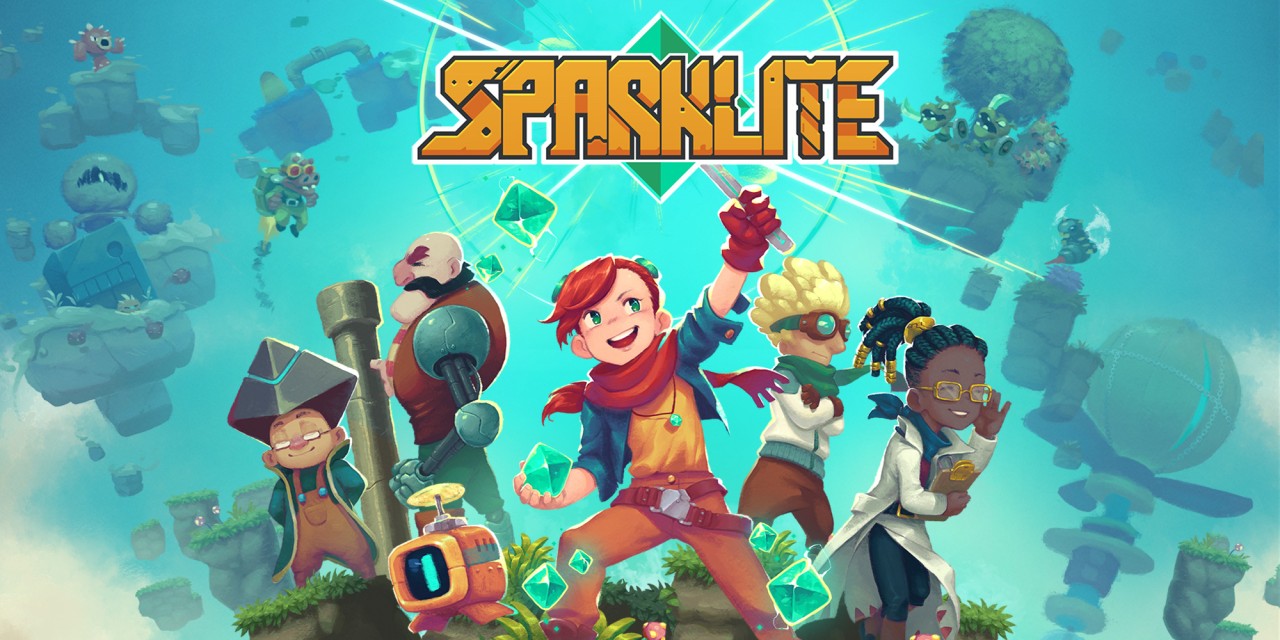 Sparklite title screen for Nintendo Switch