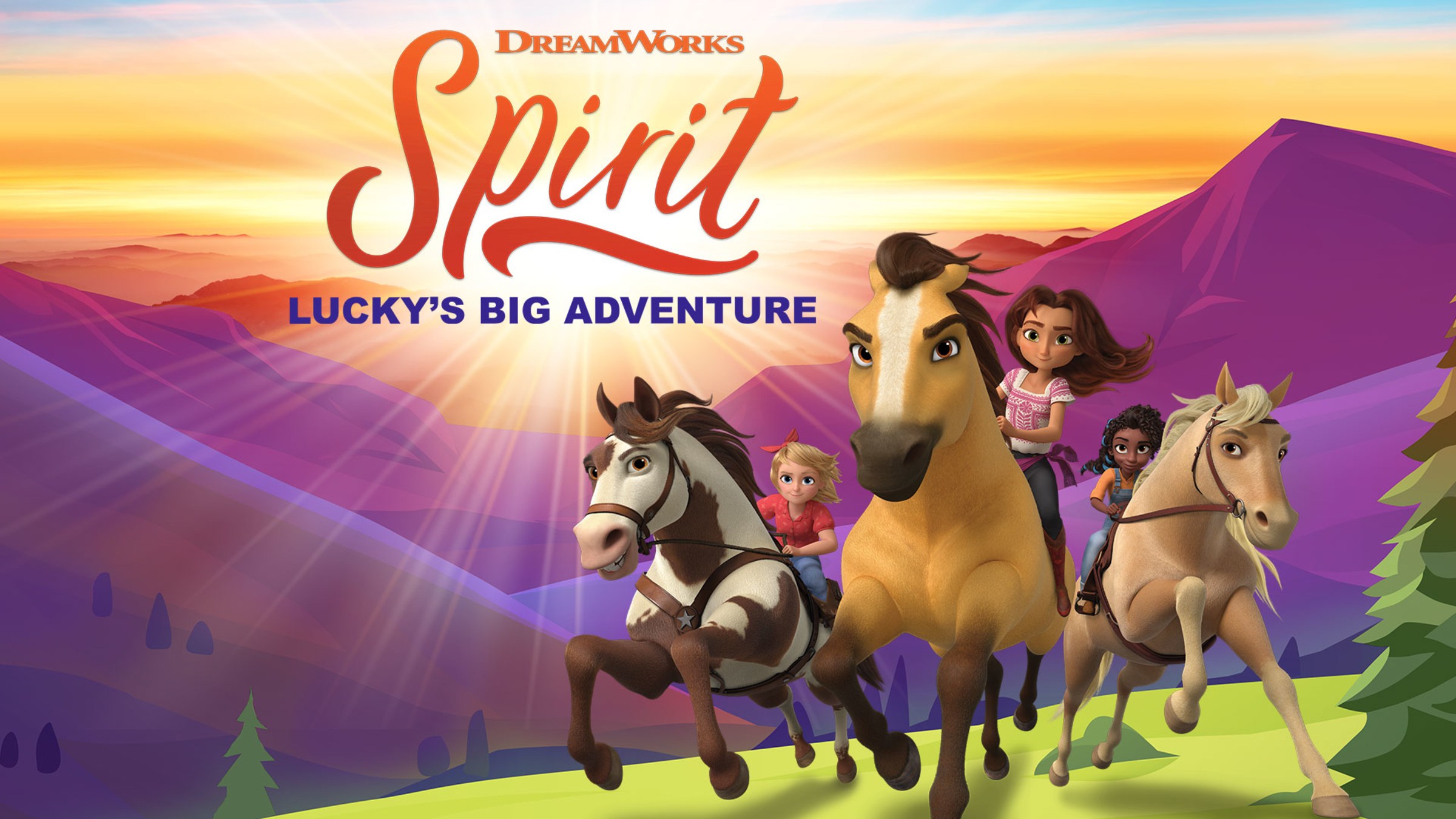 Spirit: Lucky's Big Adventure title screen for Nintendo Switch