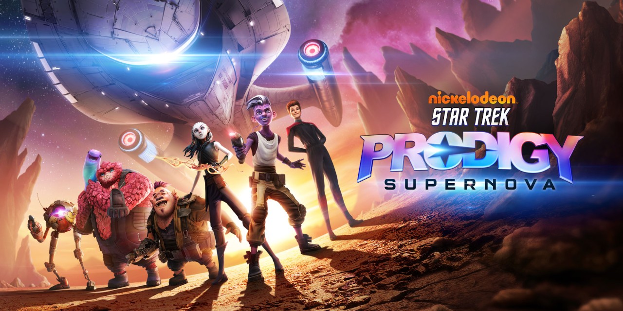 Star Trek Prodigy Supernova title screen for Nintendo Switch