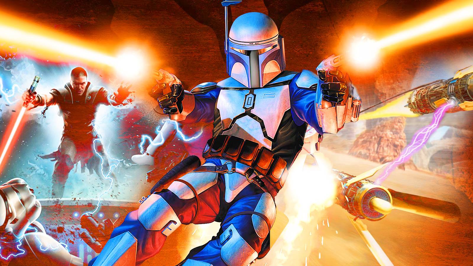 STAR WARS: DARK FORCES REMASTER MASTER EDITION title screen for Nintendo Switch