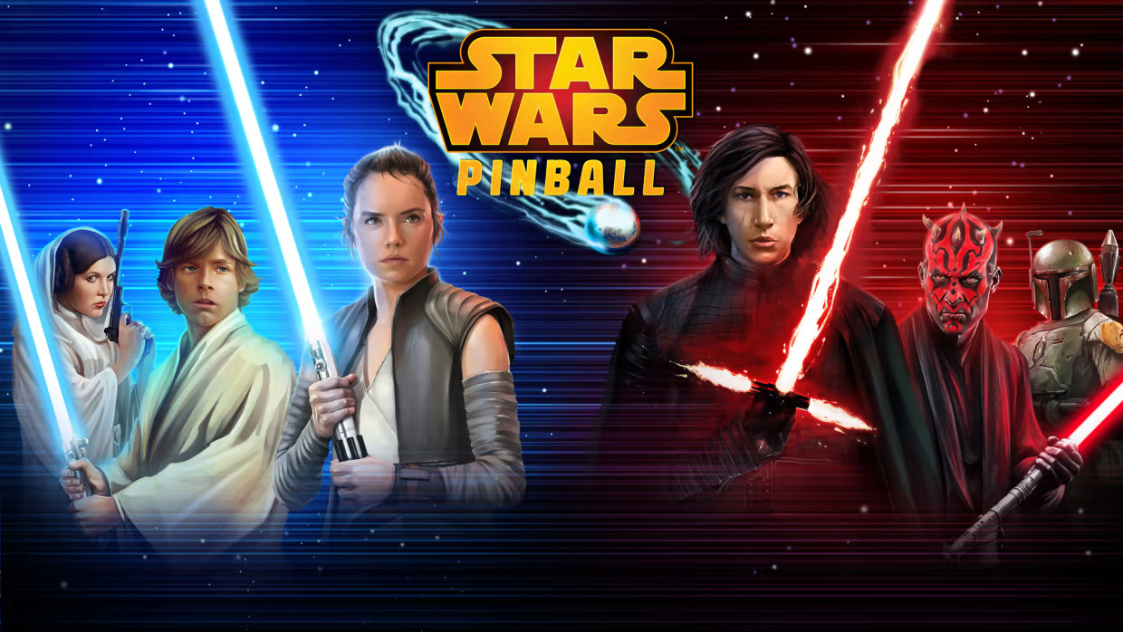 Star Wars Pinball title screen for Nintendo Switch