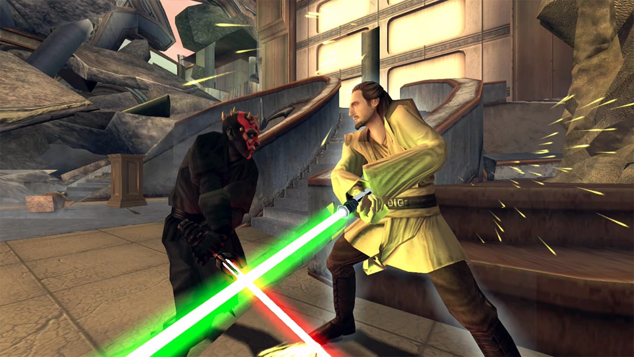 Star Wars: The Force Unleashed title screen for Nintendo Switch