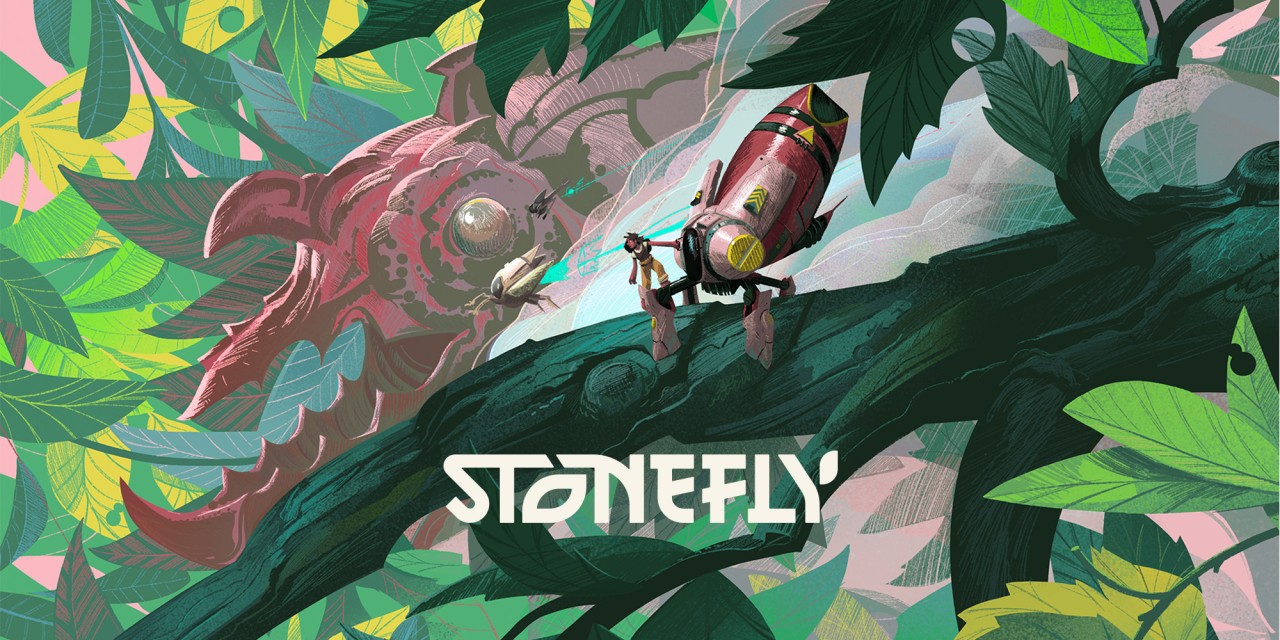 Stonefly title screen for Nintendo Switch