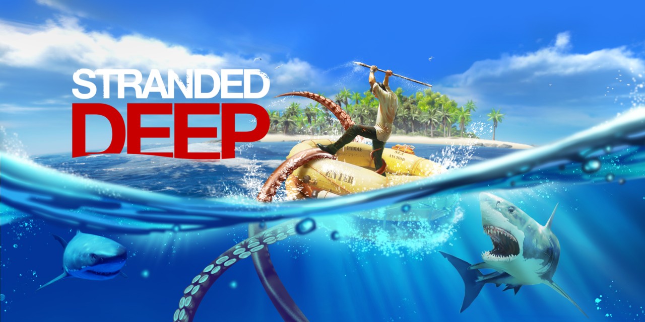 Stranded Deep title screen for Nintendo Switch