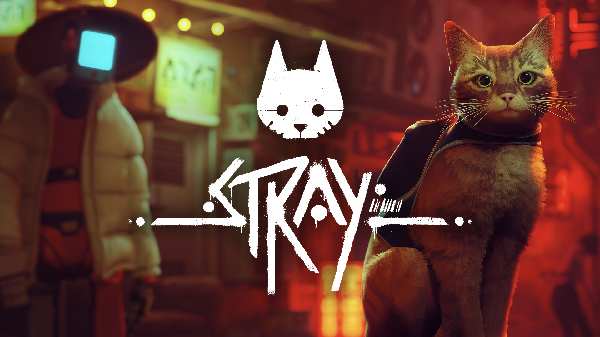 Stray title screen for Nintendo Switch