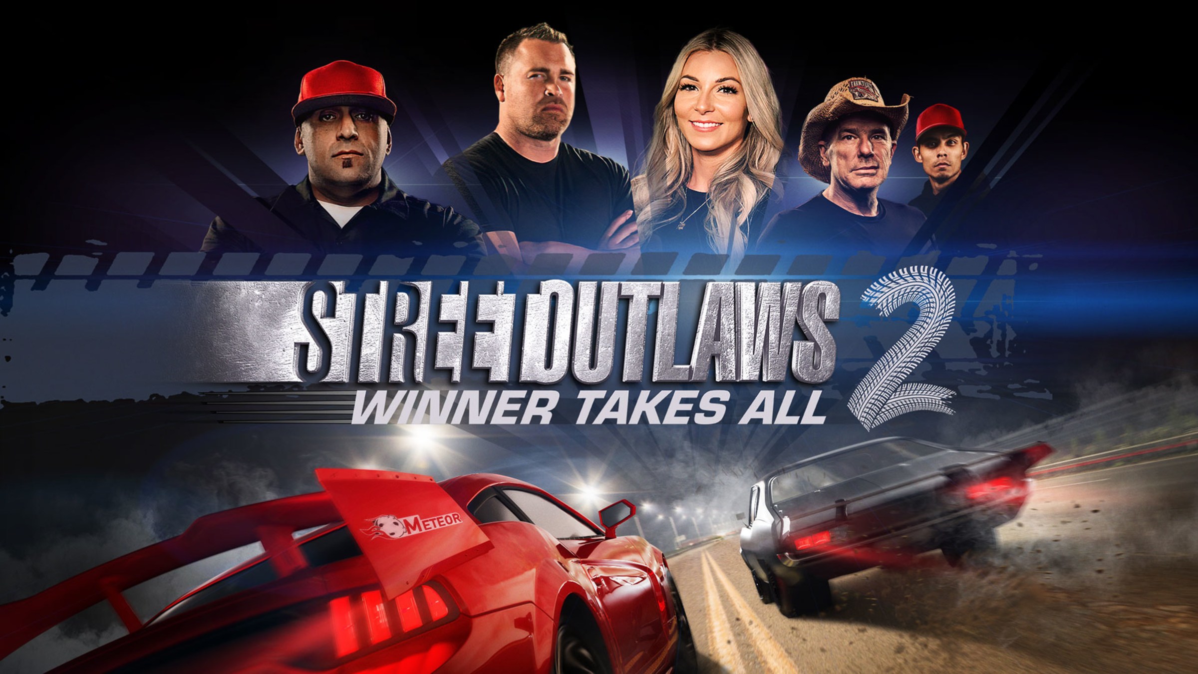 Street Outlaws 2: Winner Takes All title screen for Nintendo Switch