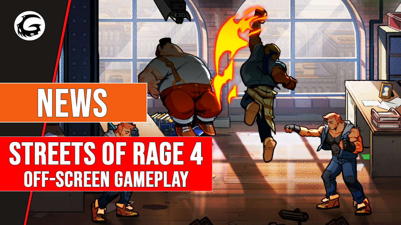 Streets of Rage 4 [Limited Run] title screen for Nintendo Switch