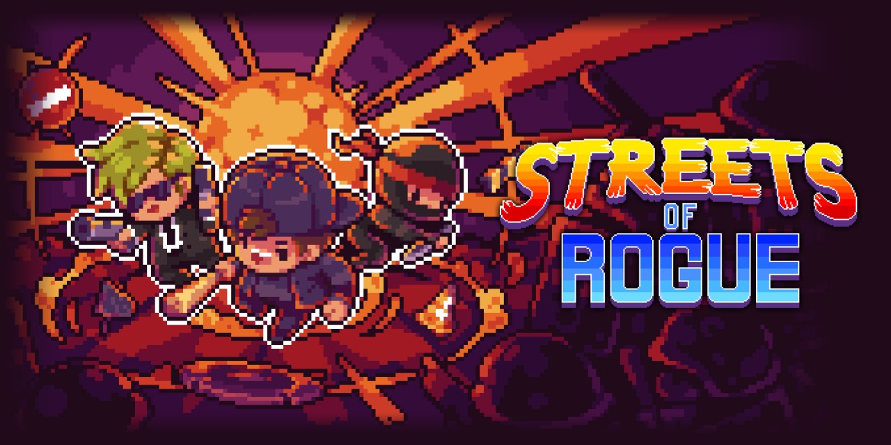 Streets Of Rogue title screen for Nintendo Switch