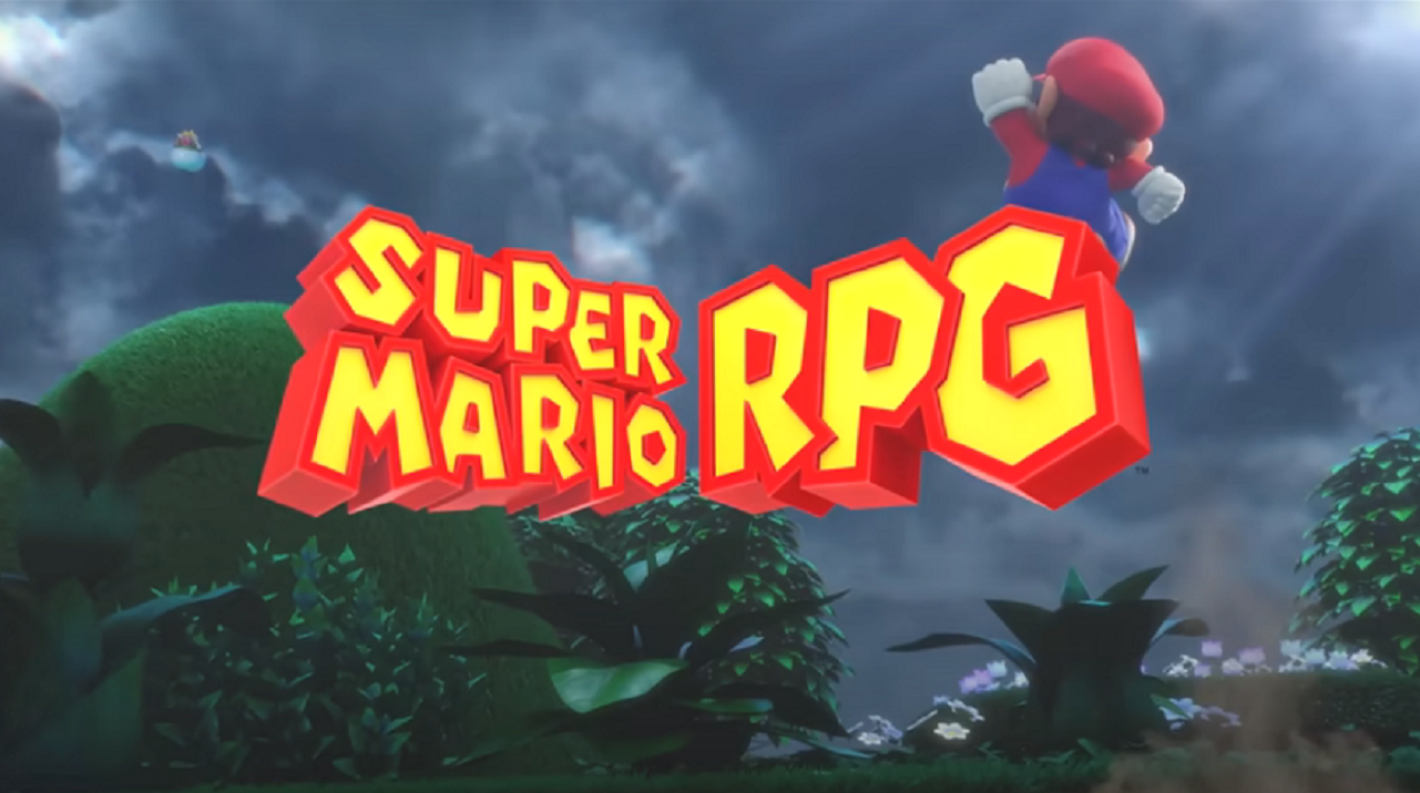 Super Mario RPG title screen for Nintendo Switch