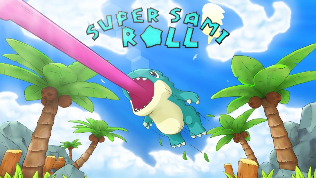 Super Sami Roll title screen for Nintendo Switch
