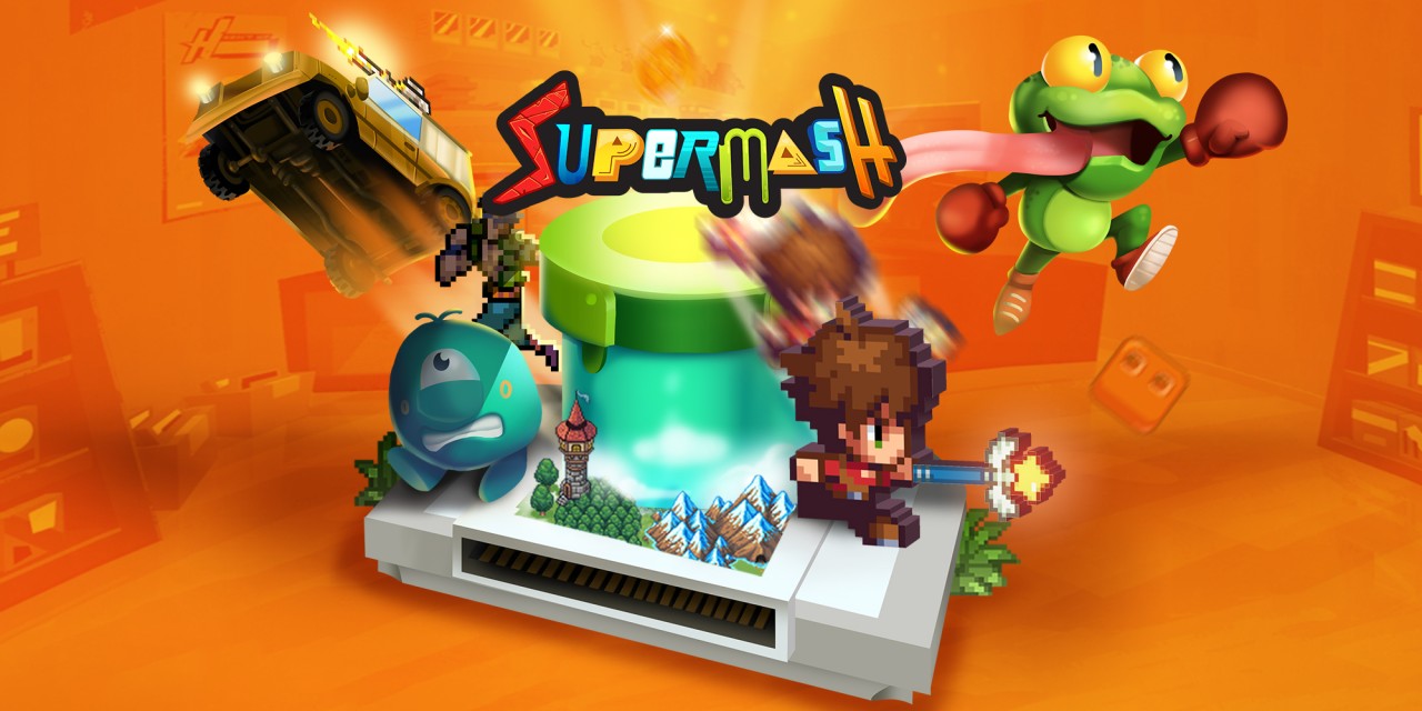 Supermash title screen for Nintendo Switch