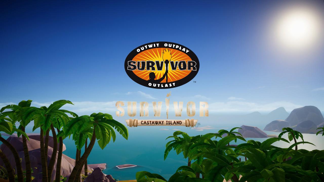 Survivor: Castaway Island title screen for Nintendo Switch