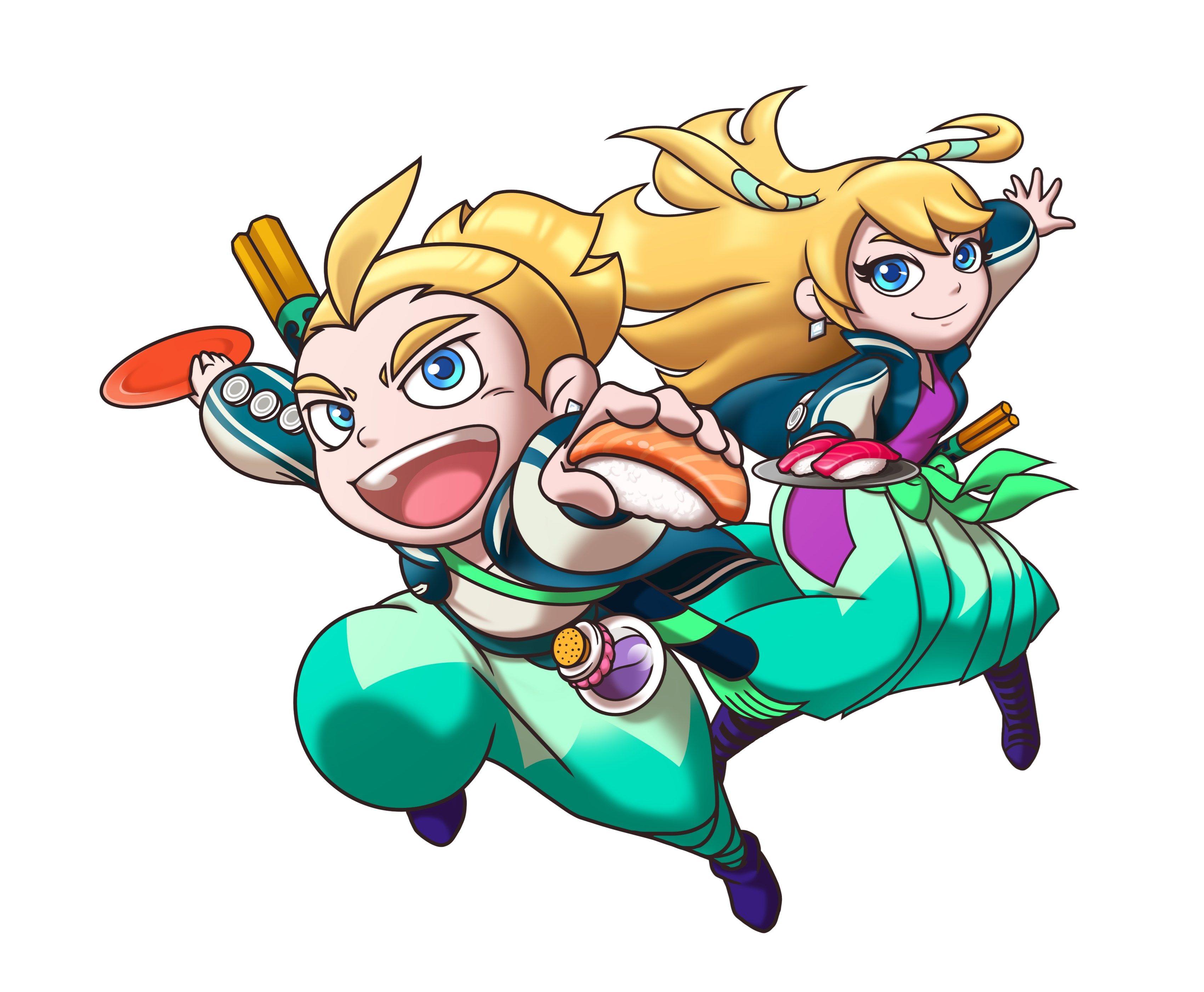 Sushi Striker title screen for Nintendo Switch