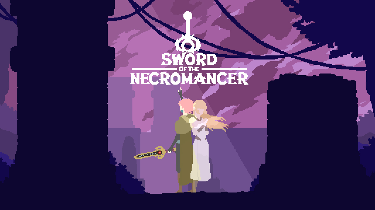 Sword of the Necromancer title screen for Nintendo Switch