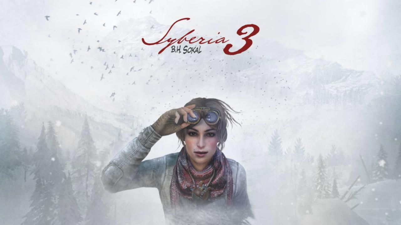 Syberia 3 title screen for Nintendo Switch