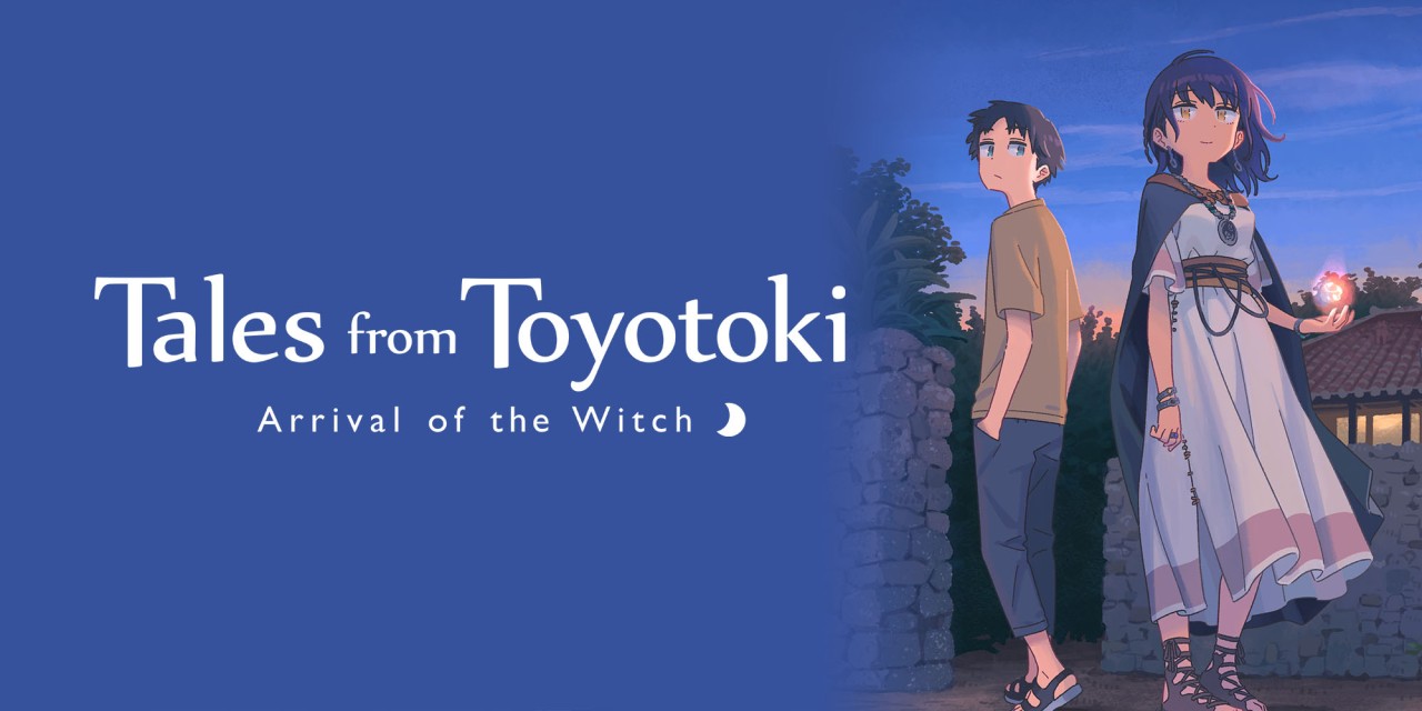 Tales From Toyotoki: Arrival Of The Witch title screen for Nintendo Switch