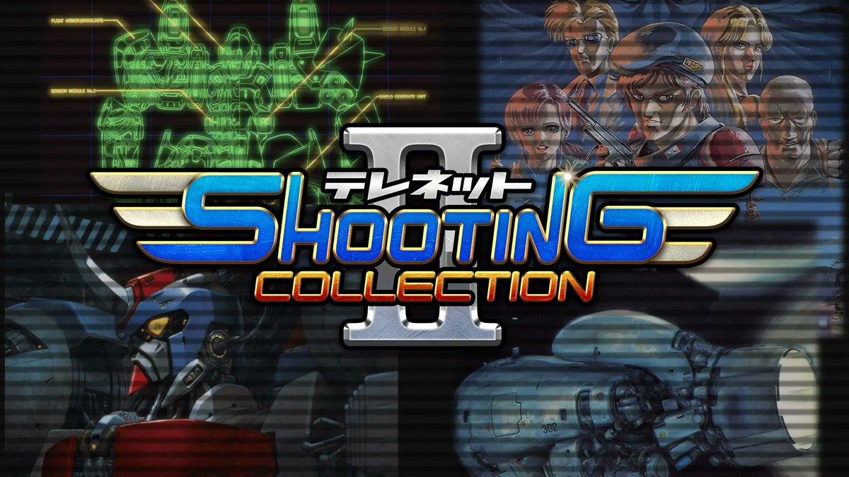 Telenet Shooting Collection II title screen for Nintendo Switch