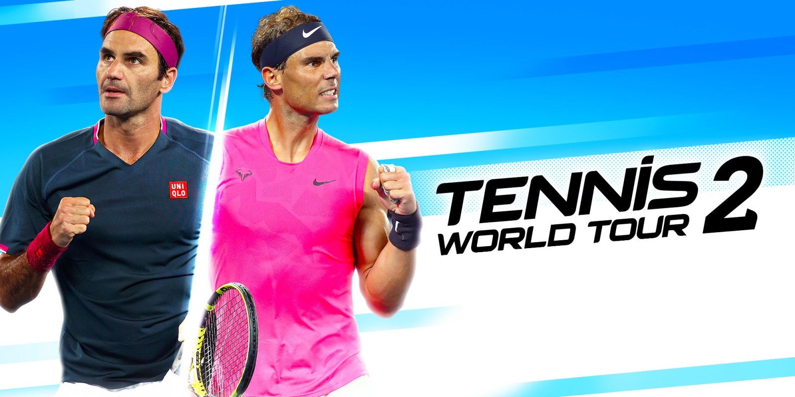 Tennis World Tour 2 title screen for Nintendo Switch