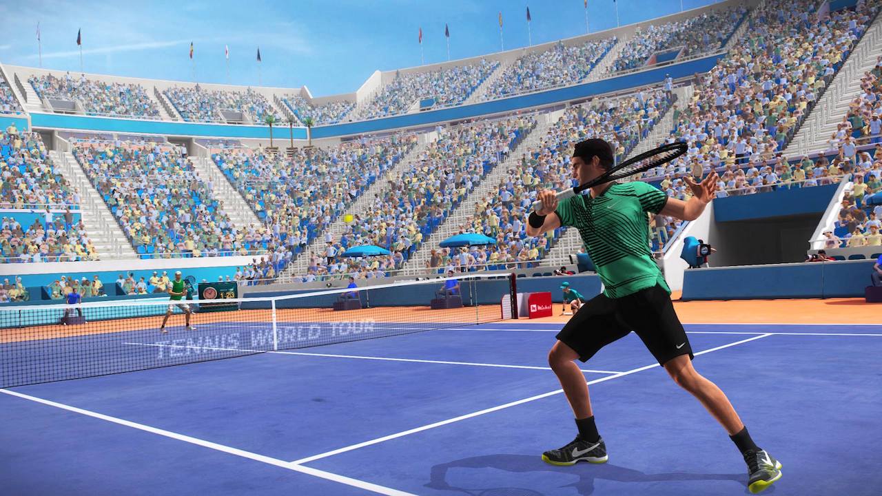 Tennis World Tour: Roland Garros Edition title screen for Nintendo Switch