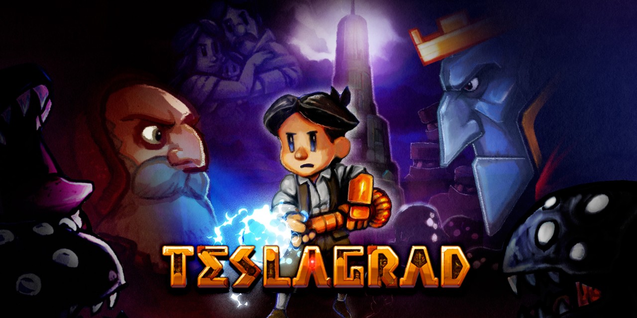 Teslagrad title screen for Nintendo Switch