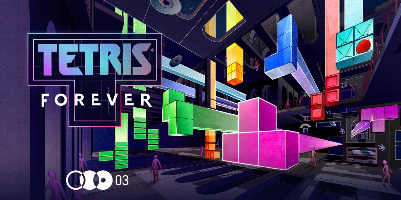 Tetris Forever title screen for Nintendo Switch