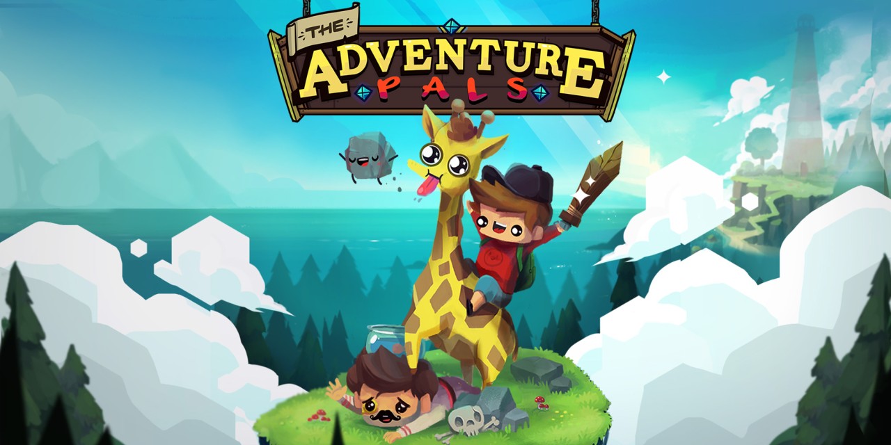 The Adventure Pals title screen for Nintendo Switch