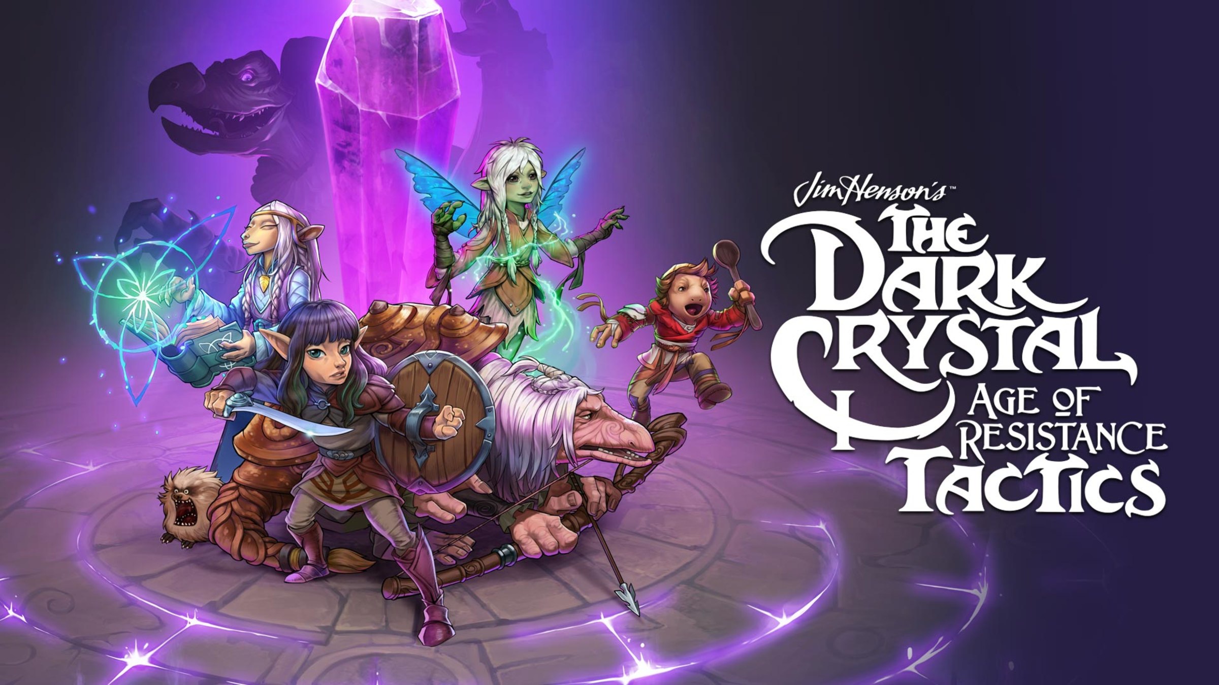 The Dark Crystal: Age of Resistance Tactics title screen for Nintendo Switch