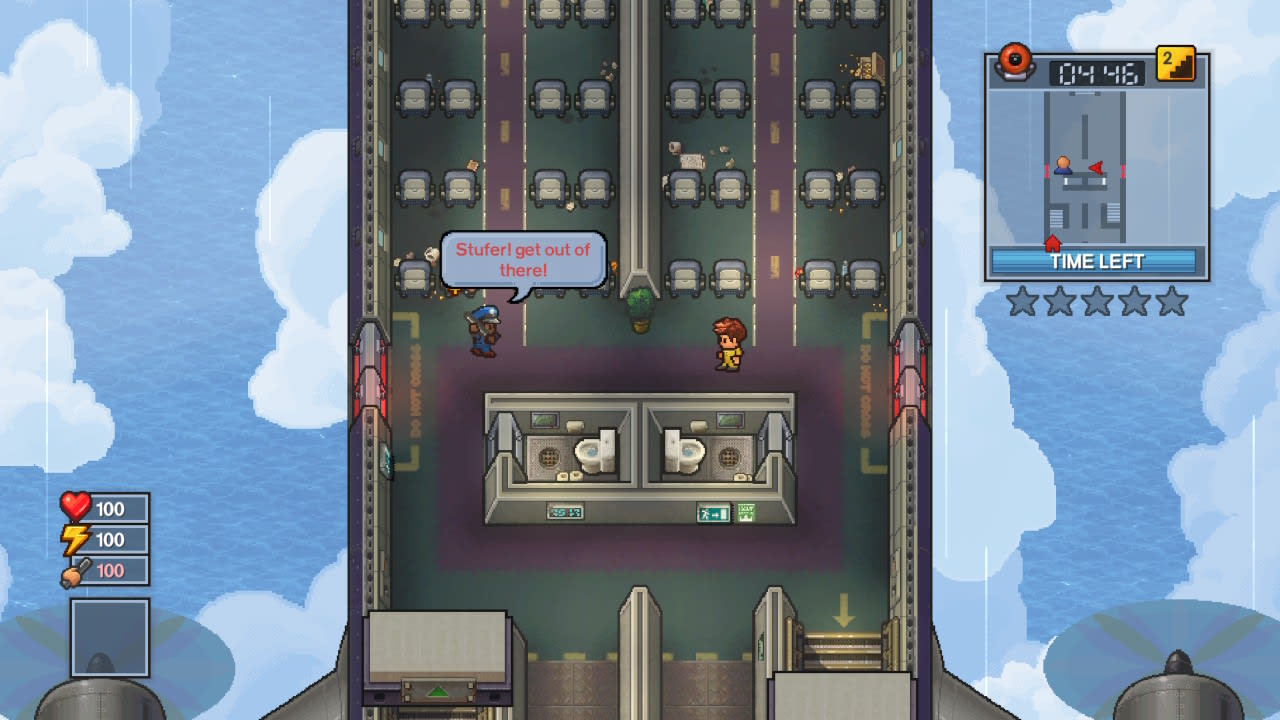 The Escapists 2 title screen for Nintendo Switch