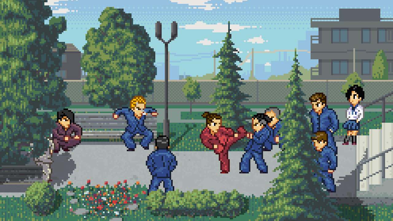 The Friends of Ringo Ishikawa title screen for Nintendo Switch