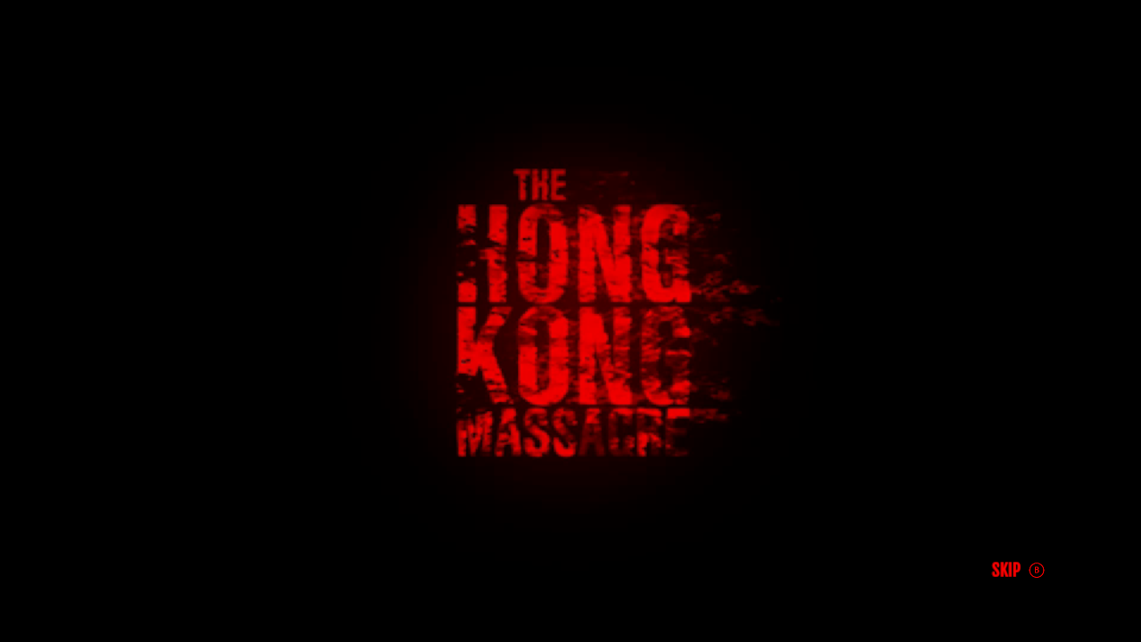 The Hong Kong Massacre title screen for Nintendo Switch