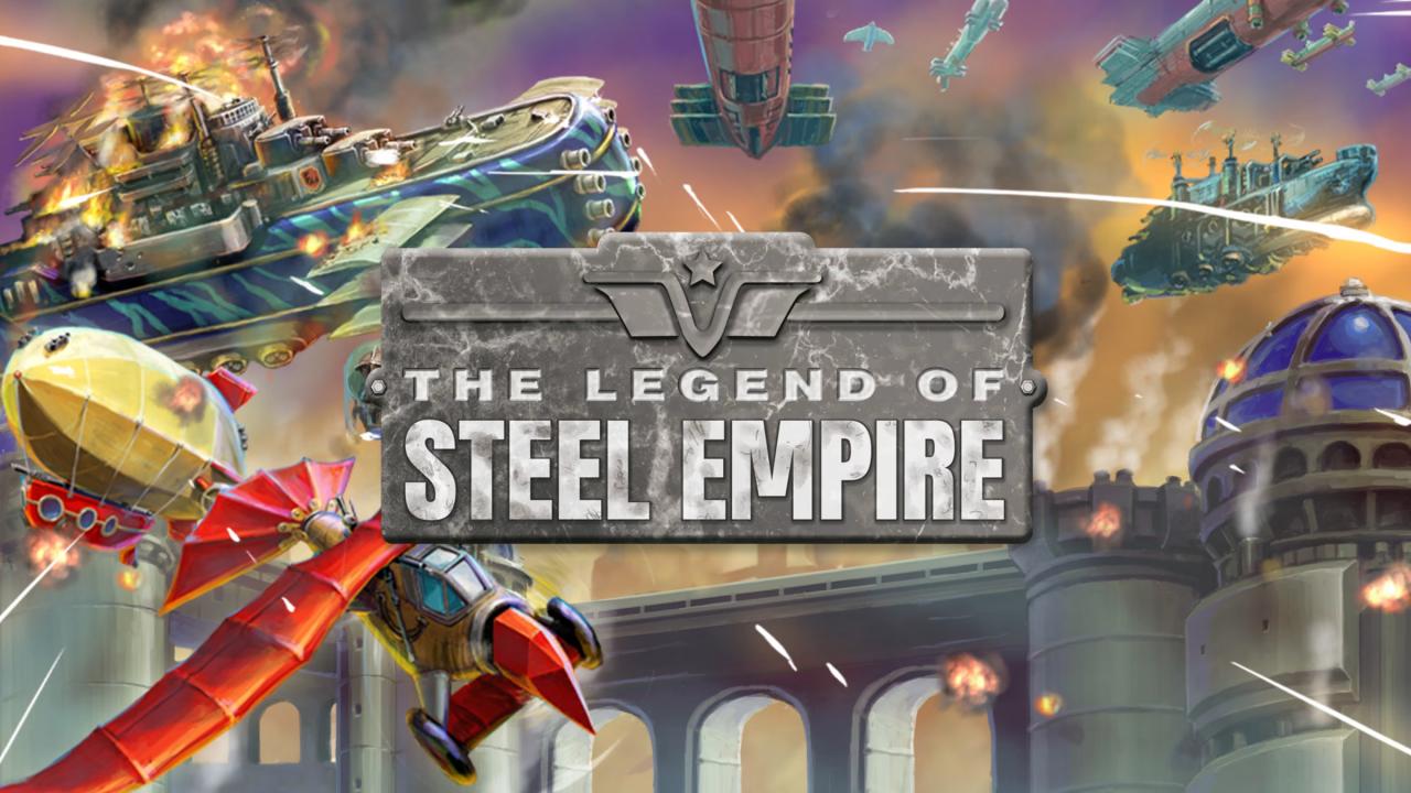 The Legend of Steel Empire title screen for Nintendo Switch