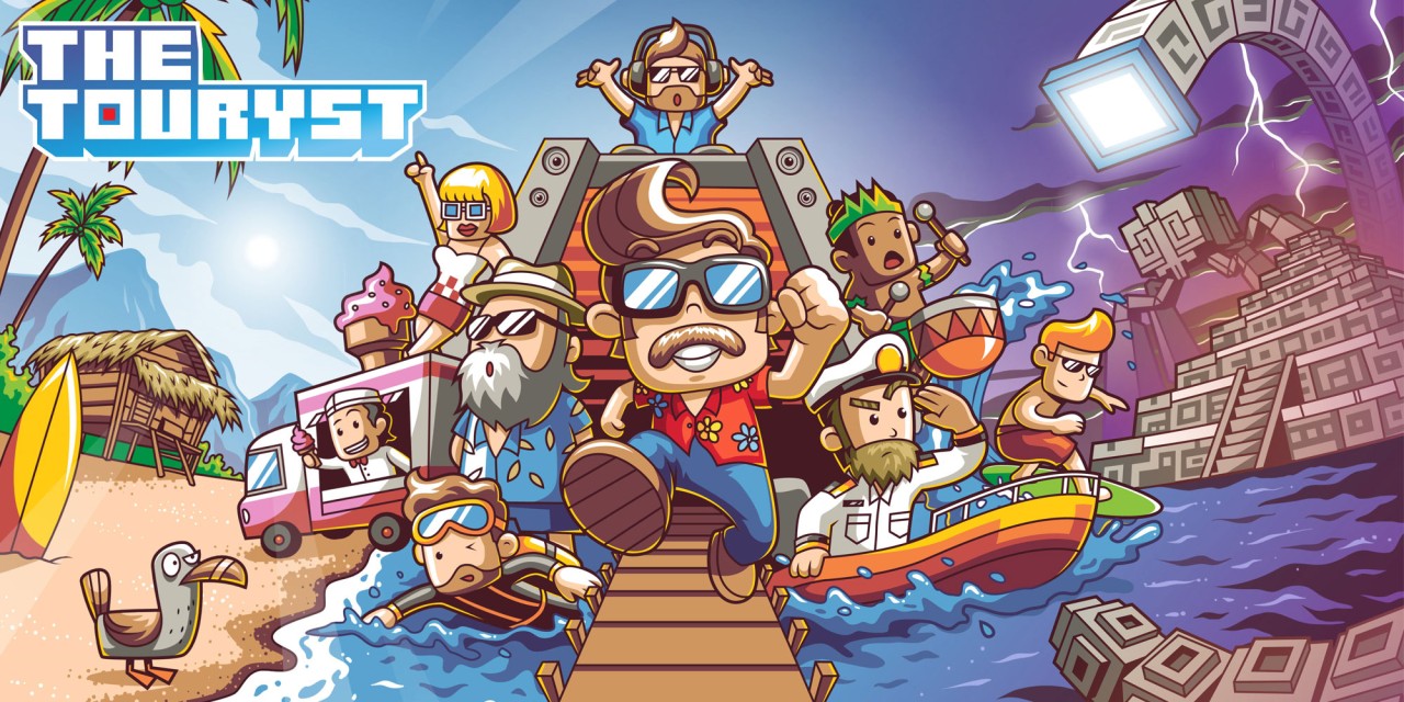 The Touryst title screen for Nintendo Switch