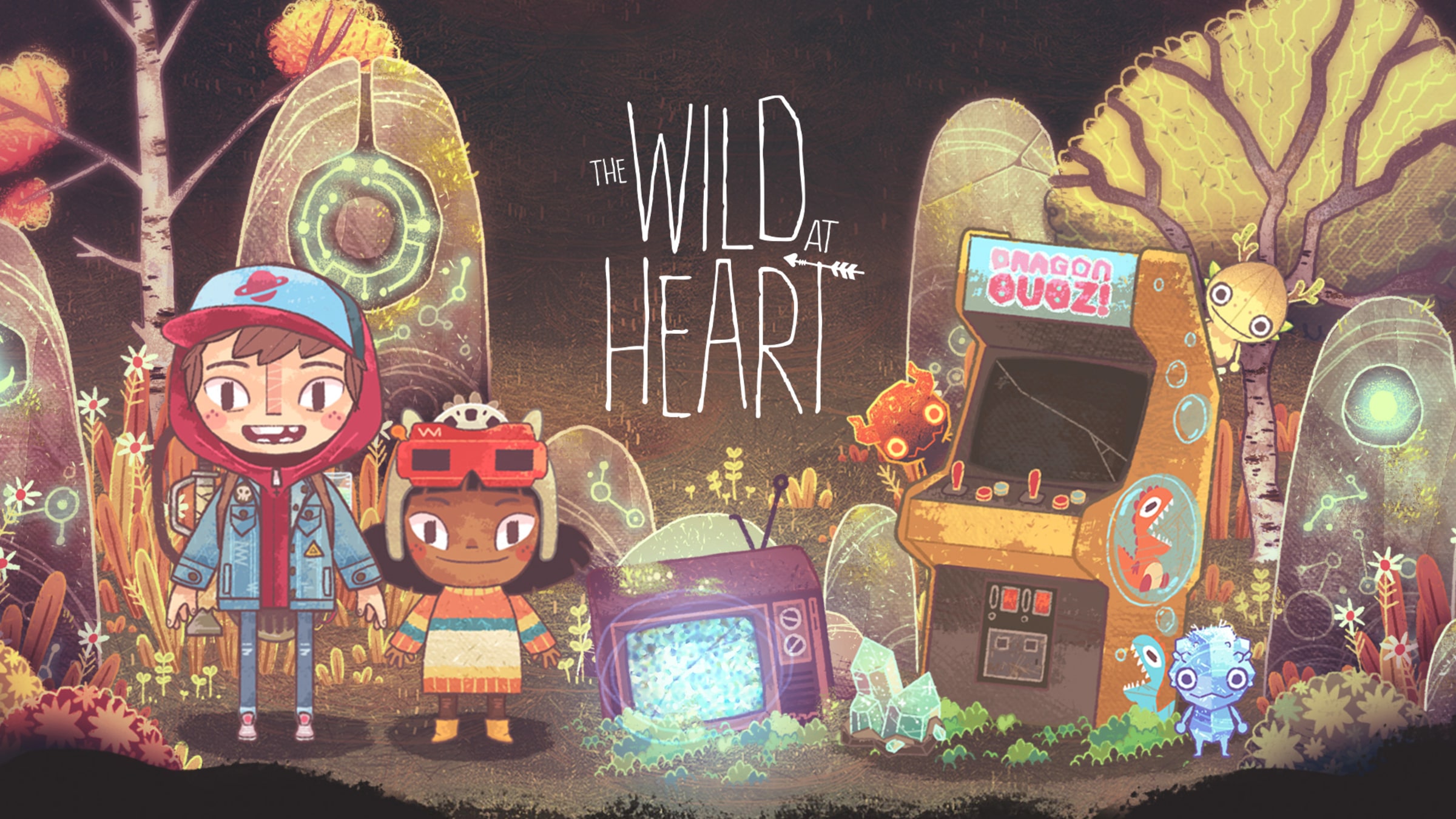 The Wild at Heart title screen for Nintendo Switch