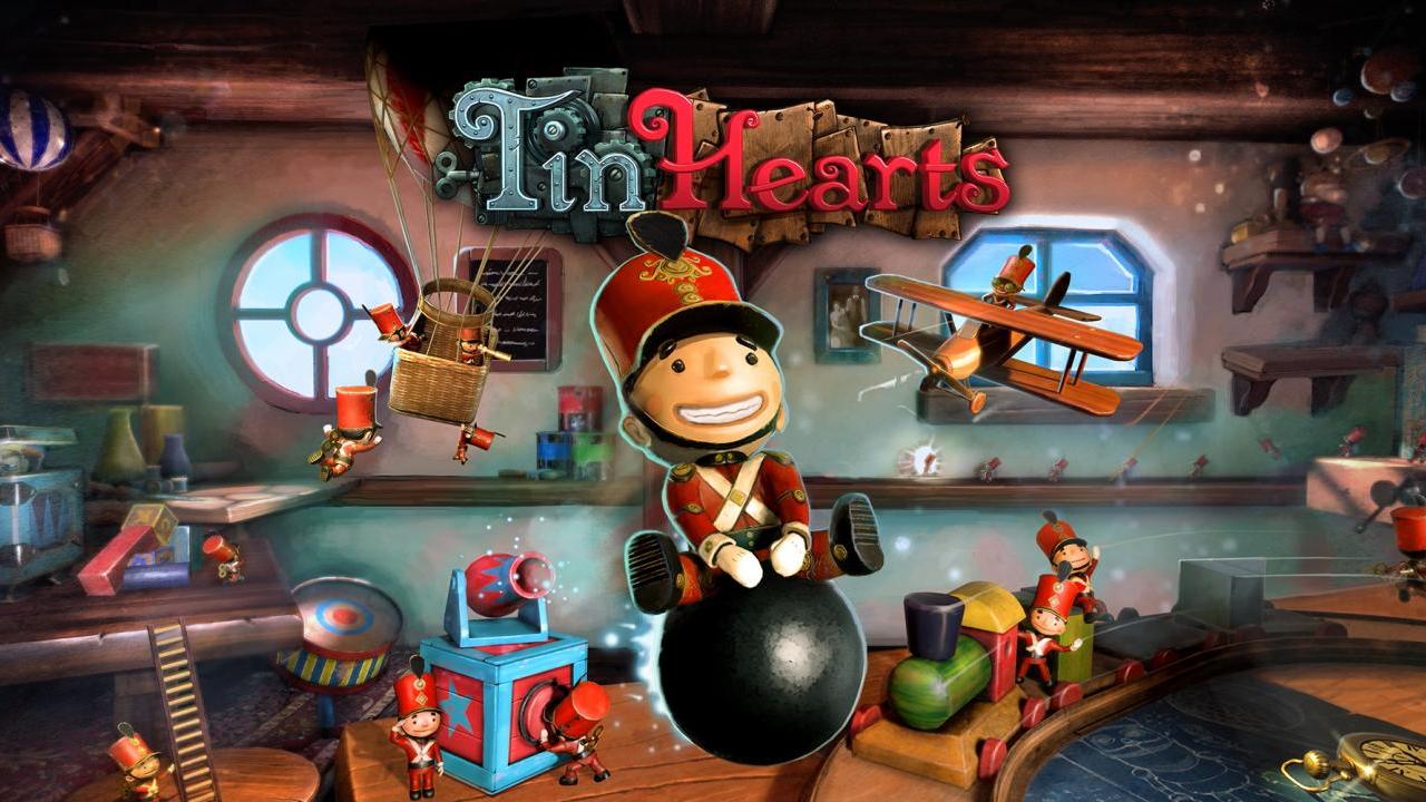 Tin Hearts title screen for Nintendo Switch