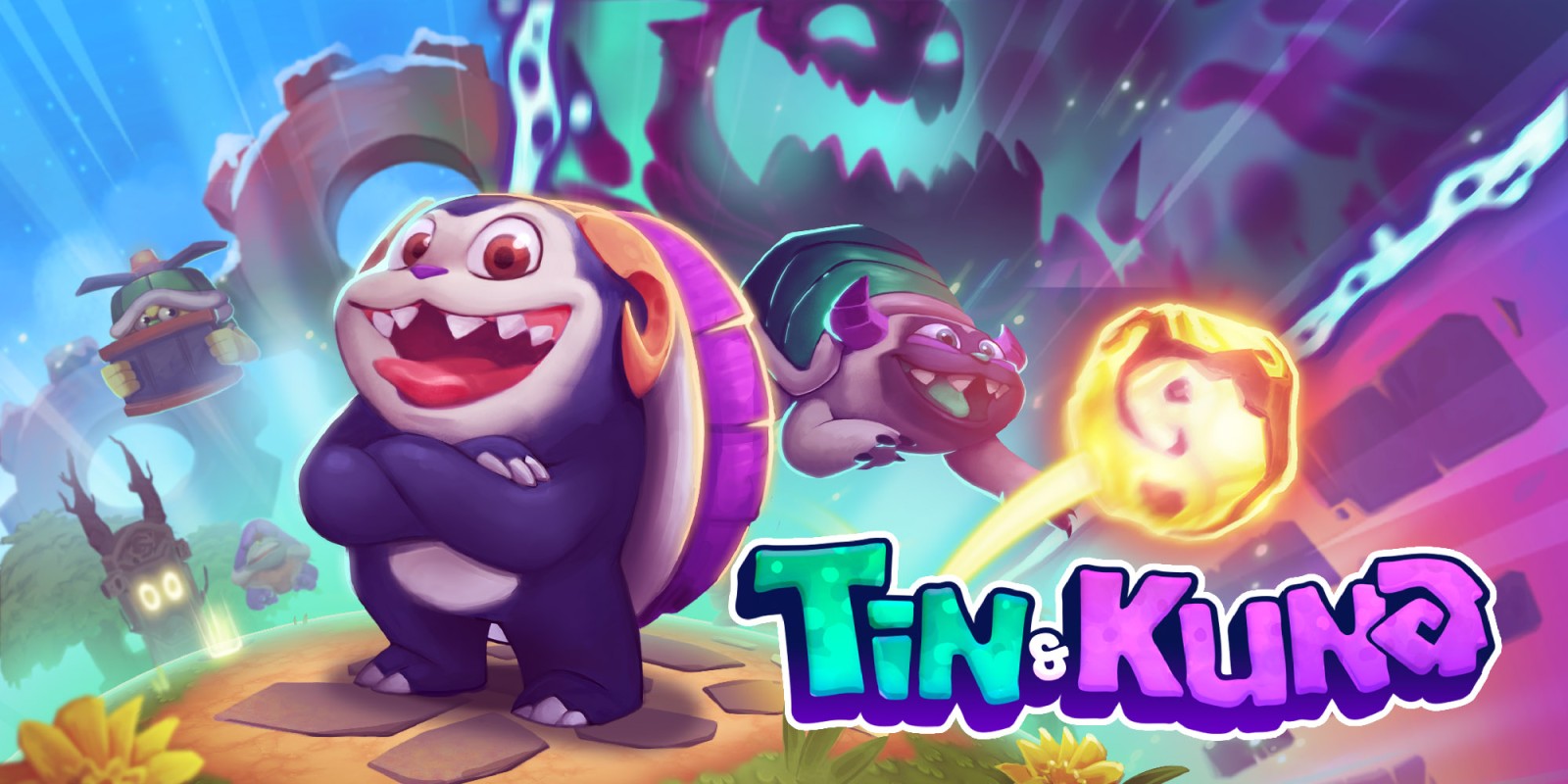 Tin & Kuna title screen for Nintendo Switch