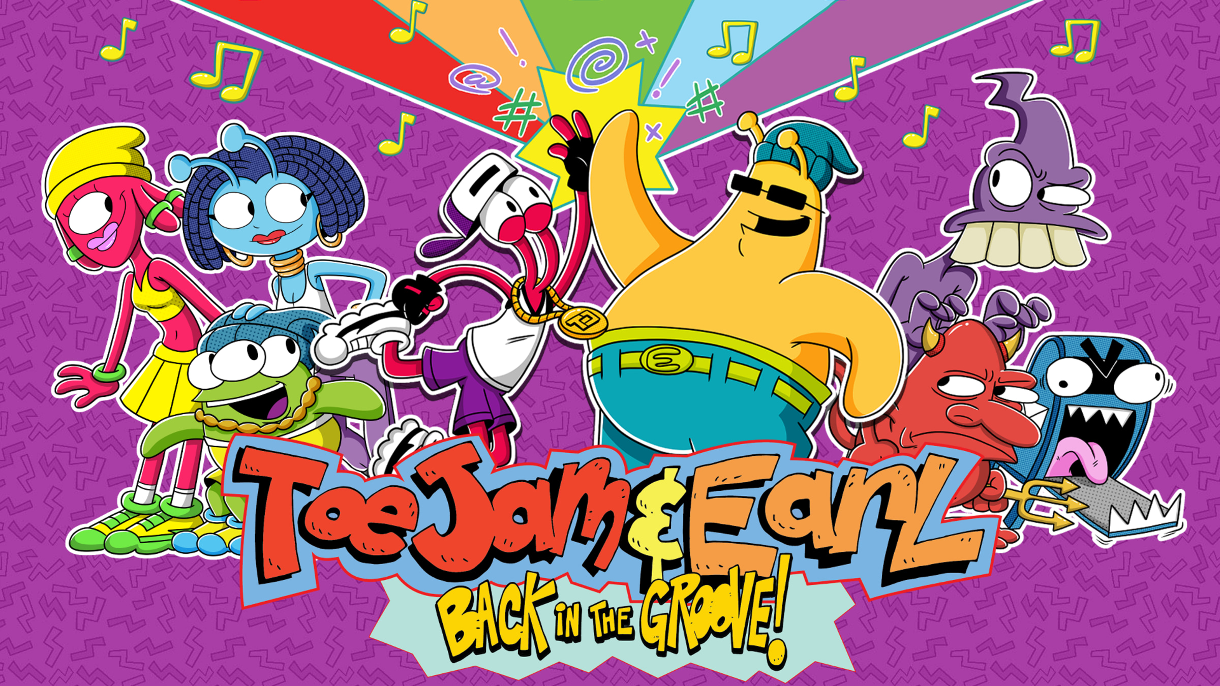 ToeJam and Earl: Back in the Groove back cover for Nintendo Switch