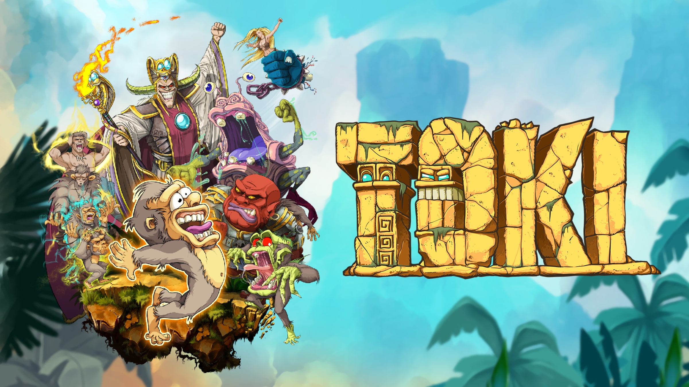 Toki Retrollector Edition title screen for Nintendo Switch